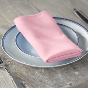Light pink napkin set of 10